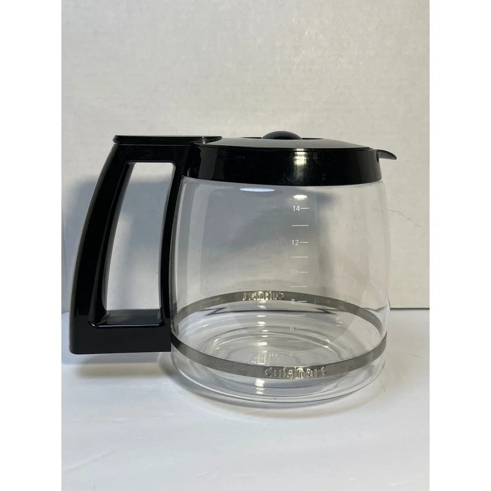 Cuisinart 14 Cup Glass Coffee Carafe Replacement Black Stainless CM923/032-#1